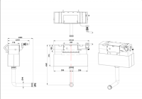 Concealed Cistern with Chrome Button, Bottom Entry - Signature