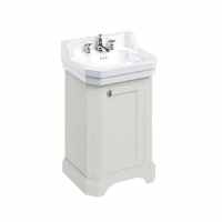 Burlington Sand 56cm Vanity Unit With One Door & Edwardian Basin