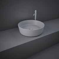 Feeling Round Countertop Basin Matt Grey - RAK Ceramics