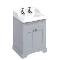 Burlington 65cm 2 Door Sand Vanity Unit With Optional Basin