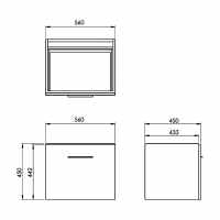 Pure Cloakroom Wash Basin 400mm