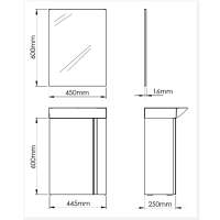 Classic 400mm Earl Grey Bathroom Vanity Unit With Basin - Origins By Utopia