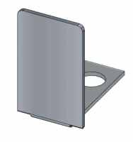 Wet Room 10mm Glass Recessed Channel - 1200mm - Chrome