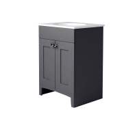 Classic 500mm Graphite Bathroom Vanity Unit With Basin  - Origins By Utopia