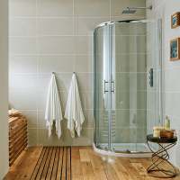 Scudo S8 Double Door 1000 x 800mm Offset Quadrant Shower Enclosure