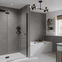 Silver Slate Matt Showerwall Panels