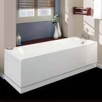 HaLite Gloss White 1900mm Bath Panel - Waterproof & Solid