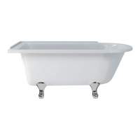 Burlington Hampton - Traditional Freestanding Shower Bath - 1500 x 750mm