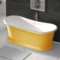 1750 x 750mm Day Freestanding Bath - Rubberduck Bathrooms 