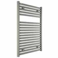 Hugo2 652 x 400mm Towel Radiator - Lusso Grey - High Heat Output - Tissino