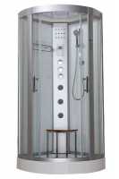 Vidalux Pure 1200 Hydro Massage Shower Cabin - 1200 x 800mm - Left Handed - White