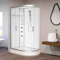 Vidalux Hydro Plus 1200 Hydro Massage Shower Cabin - 1200 x 800mm - Left Hand