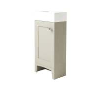 Classic 400mm Ivory Bathroom Vanity Unit With Basin - Origins By Utopia