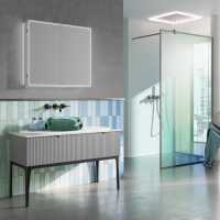 HiB Isoe 60 LED Mirror Bathroom Cabinet - 54350