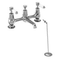 Burlington Kensington Traditional Bridge Basin Mixer Tap