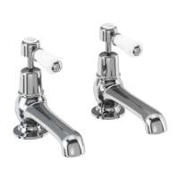 Burlington Kensington 5" Long Nose Traditional Basin Taps