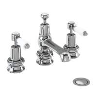 Burlington Claremont 3 Hole Traditional Basin Mixer Tap