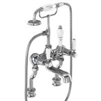 Burlington Kensington Angled Traditional Bath Shower Mixer Tap