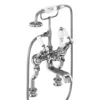 Burlington Anglesey Deck Mounted Angled Bath Shower Mixer Tap - AN19