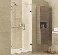 Roman Liberty 900mm Hinged Door with One In-Line Panel for Alcove - 8mm Glass