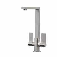 Ayton Brushed Nickel Monobloc Kitchen Sink Mixer Tap