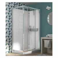 Kinedo Eden 1000 x 800mm Pivot Door Self Contained Corner Shower Pod