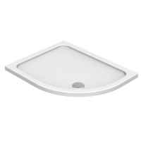 Kudos Kstone 1200 x 800mm Offset Quadrant Anti-Slip Shower Tray