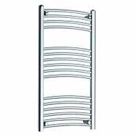 Kartell 300 x 1000 Curved Chrome Towel Radiator - CTR310C