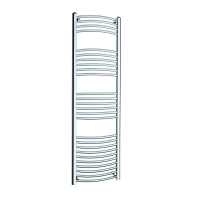 Kartell 300 x 1600 Curved Chrome Towel Radiator - CTR316C