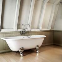 Burlington Balthazar Chrome 1675 x 761mm Freestanding Bath