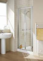 700mm Semi-Frameless bifold Shower Door,  Lakes Classic Collection