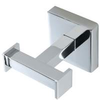 Laplane Double Robe Hook - Chrome