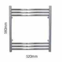 1191 x 600mm Sussex Ansty Stainless Steel Towel Rail - JIS Europe