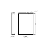 Croydex Trent Lockable Mirrored Medicine Cabinet 