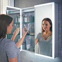 600 Mirror Cabinet With Light - Pure Bathroom