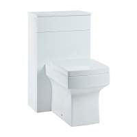 Muro 500 Toilet Unit in White - Scudo Bathrooms