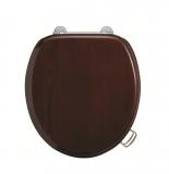 Burlington Mahogany Real Wood Traditional Toilet Seat - S12