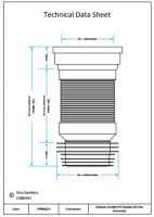 Mini Flexible Toilet Pan Connector (200 - 350mm) - PP0002/C - Viva Sanitary