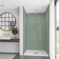 Forest Green Mermaid Acrylic Shower Panels 