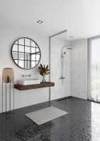 Durapanel Carrara Marble 1200mm Duralock T&G Bathroom Wall Panel By JayLux