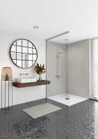 Durapanel White Sparkle 1200mm S/E Bathroom Wall Panel By JayLux