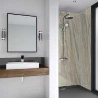 Durapanel Carrara Marble 1200mm S/E Bathroom Wall Panel By JayLux