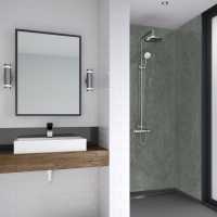 Durapanel Gloss Silver 1200mm S/E Bathroom Wall Panel By JayLux