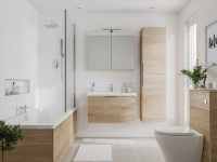 Athena Vault 2 in 1 WC & Natural Oak Vanity Unit 500mm 