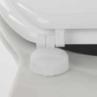 Burlington Traditional Toilet Seat in White - S13