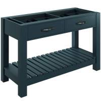 Mulard 1200mm Floor Standing Basin Unit (No Top) - Matt Indigo Blue