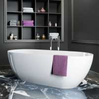 Clearwater Palermo Grande 1790 x 750 Clear Stone Freestanding Bath