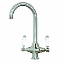 York Traditional Kitchen Mixer Tap - Brushed Nickel - Signature Series