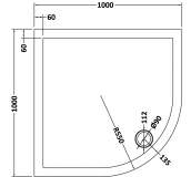 MX Antislip Shower Tray ASTAU