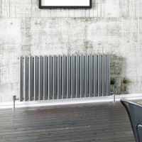 Cove Brushed Stainless Steel Single Sided 600 x 1180mm Designer Radiator - DQ Heating